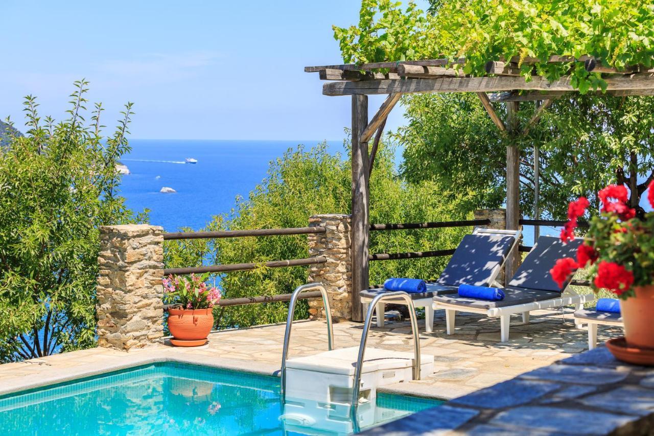 Villa Nina Skopelos- Private Pool - Magnificent Views Kültér fotó