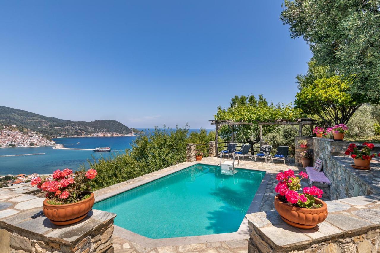 Villa Nina Skopelos- Private Pool - Magnificent Views Kültér fotó