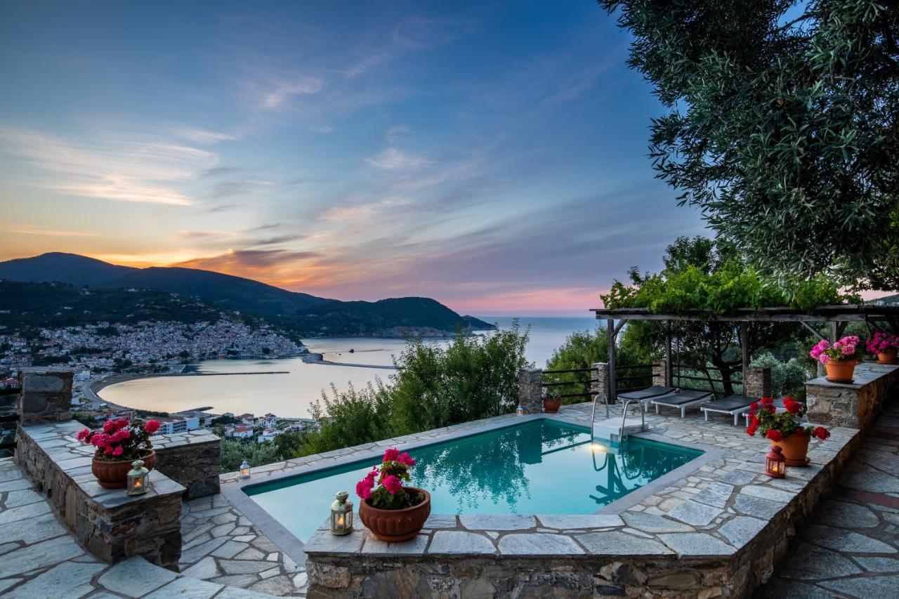 Villa Nina Skopelos- Private Pool - Magnificent Views Kültér fotó